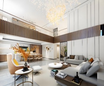 Modern A Living Room-ID:826409104