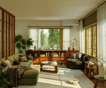 Modern A Living Room-ID:973618033