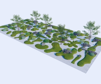 Modern Park Landscape-ID:782244927