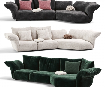 Modern Three-seat Sofa-ID:486737975
