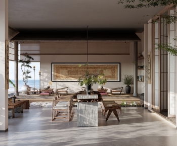 New Chinese Style Teahouse Tea House-ID:163190429
