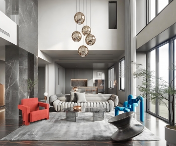 Modern A Living Room-ID:329303033