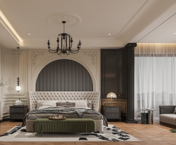 French Style Bedroom-ID:260586984