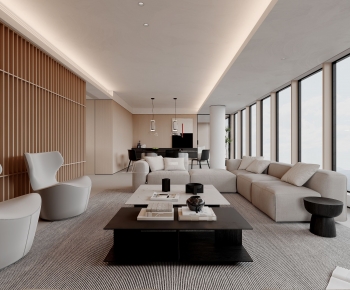 Modern A Living Room-ID:286113987