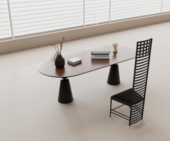 Modern Computer Desk And Chair-ID:541511065