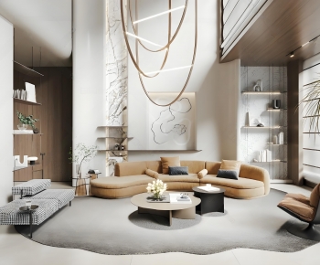 Modern A Living Room-ID:439615011