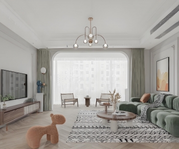 Modern A Living Room-ID:423114069