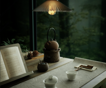 New Chinese Style Tea Set-ID:891674045