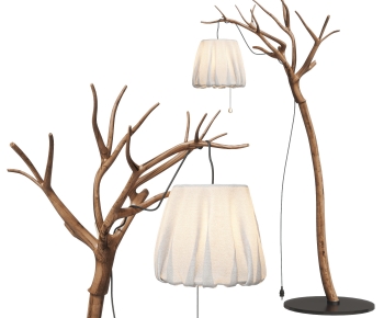 Wabi-sabi Style Floor Lamp-ID:892342097