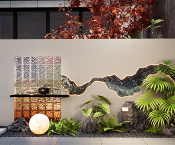 New Chinese Style Plant Landscaping-ID:557003971