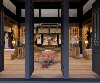 Chinese Style Bedroom-ID:486030106