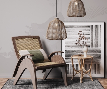 New Chinese Style Lounge Chair-ID:435704951