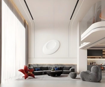 Modern A Living Room-ID:389928886