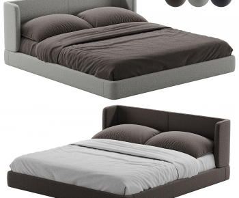 Modern Double Bed-ID:975688936