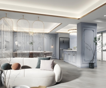 Simple European Style Dining Room-ID:288945914