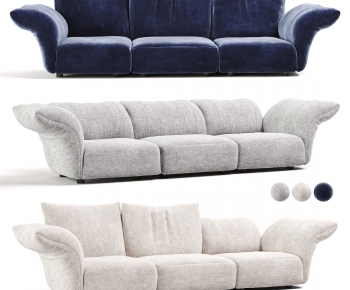 Modern Three-seat Sofa-ID:394615897