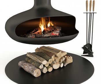 Modern Fireplace-ID:641426095