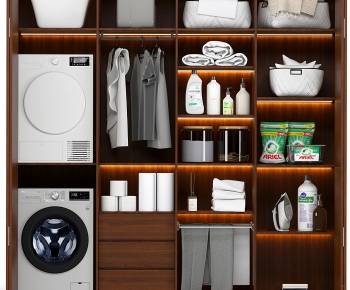 Modern Laundry Cabinet-ID:888695967