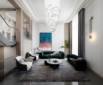 Modern A Living Room-ID:284329899