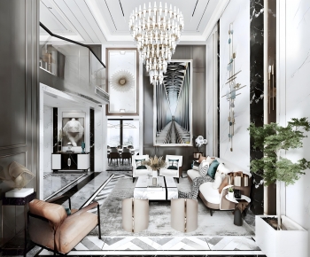 Modern A Living Room-ID:673583981