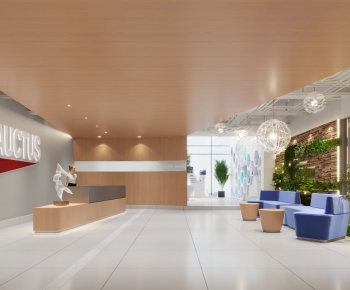 Modern Office Reception Desk-ID:836312063