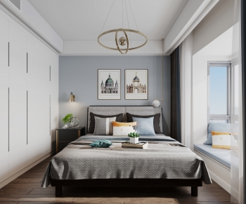 Nordic Style Bedroom-ID:658797034