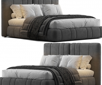 Modern Double Bed-ID:397988081