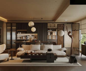 Modern A Living Room-ID:126116991