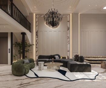 French Style A Living Room-ID:520101076