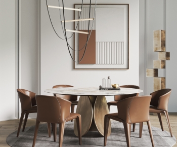 Modern Dining Table And Chairs-ID:981322059