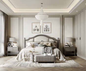 Simple European Style Bedroom-ID:189474115