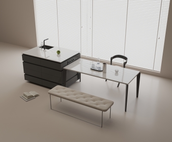 Modern Dining Table And Chairs-ID:799813994