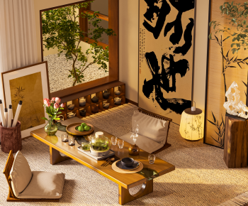 New Chinese Style Tea Tables And Chairs-ID:667032008