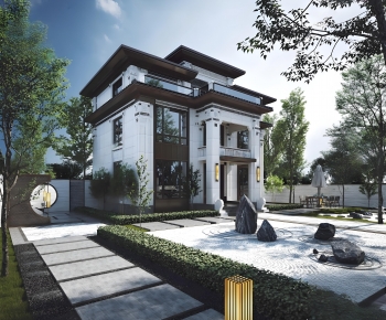 New Chinese Style Detached Villa-ID:786438942