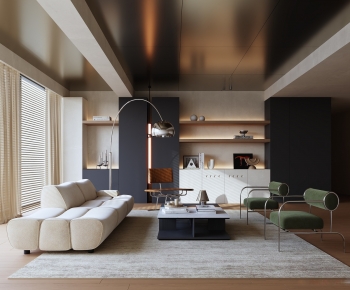 Modern A Living Room-ID:811964048