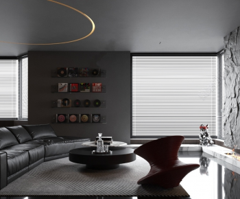 Modern A Living Room-ID:387134083