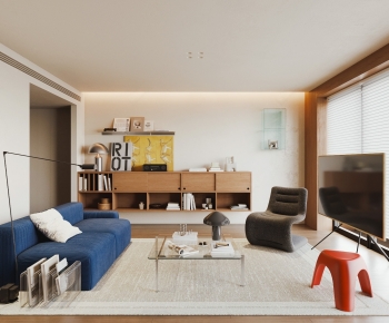 Modern A Living Room-ID:444623959