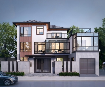 New Chinese Style Detached Villa-ID:225326067