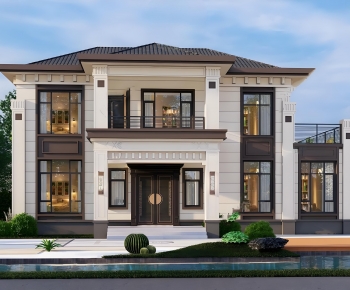 New Chinese Style Detached Villa-ID:705528978