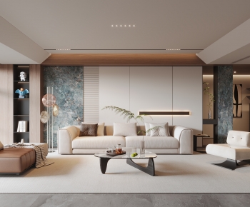 Modern A Living Room-ID:592196944