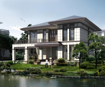 New Chinese Style Detached Villa-ID:785314087