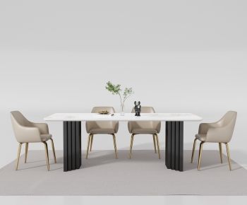 Modern Dining Table And Chairs-ID:792601112