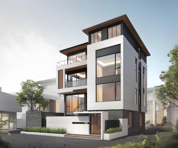 Modern Detached Villa-ID:488461027