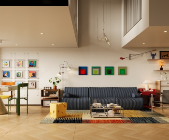Modern A Living Room-ID:547508008
