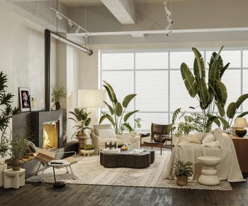 Modern A Living Room-ID:604738002