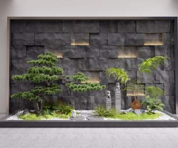 New Chinese Style Plant Landscaping-ID:596412902