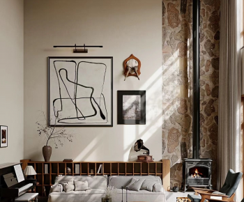 Modern A Living Room-ID:952821021