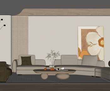 Modern A Living Room-ID:982350111