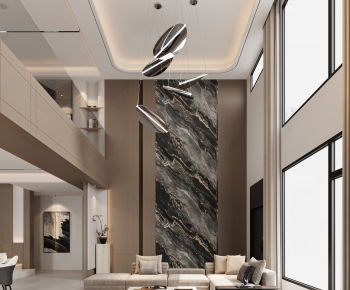 Modern A Living Room-ID:987143998