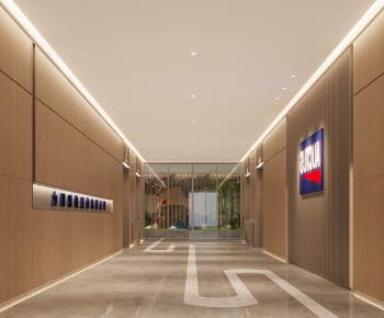Modern Office Elevator Hall-ID:701375962